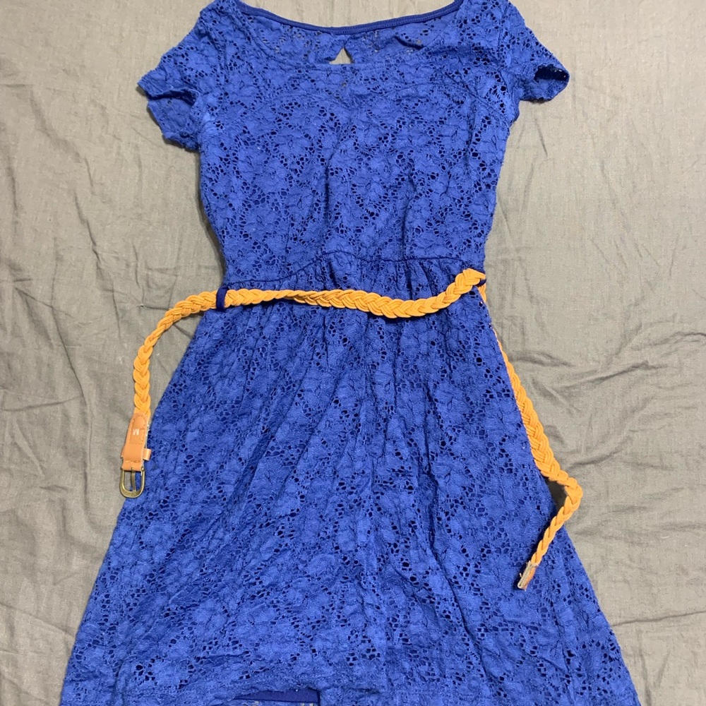 Navy blue summer dress